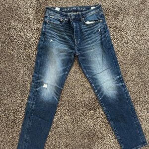 American Eagle Outfitters Men's Distressed Denim Jeans